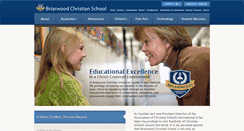 Desktop Screenshot of briarwoodchristianschool.org